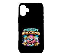 Token Maxxing AI Humor Tech Culture Digital LLM Brain Case for iPhone 16 Plus