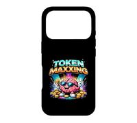 Token Maxxing AI Humor Tech Culture Digital LLM Brain Case for iPhone 17 Pro