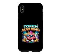 Token Maxxing AI Humor Tech Culture Digital LLM Brain Case for iPhone XS Max
