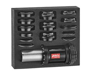 Token Ninja TF37 Series 7 in 1 Bottom Bracket - Black / GXP / BB386 / BB30