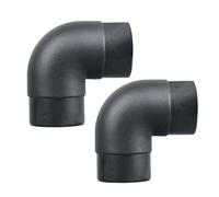 Tokenhigh 60mm Car Air Heater Ducting Pipe Outlet, L Shape Elbow Bend Pipe Exhaust Connector, Car Heater Vent Duct, Auto Ducting Pipes Elbow Angle Outlet Connection for Vehicle Heater Systems