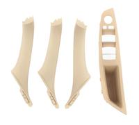 Tokenhigh Car Interior Door Handle Replacement Compatible with BMW 5 Series F10 F11 F18, Driver Side Door Pull Handles Cover, Right Front Door Armrest Pull Handle Protection (Beige)