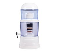 Tokenhigh Water Purifier Dispenser, 14L Water Filter Jug, Countertop Water Filters Kettle with Faucet, Carbon Mineral Purify Filter Dispenser, Direct Drinking Water Filter Barrel