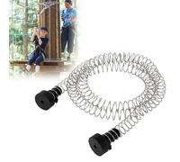 Tokenhigh Zipline Spring Brake 2m/6.56ft, Heavy Duty Stainless Steel Backyard Stopper, High Strength Compression Braking System for 3/16" 1/4" 5/16" 3/8" Cables