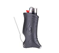 Toker Poker - Bic Lighter Case Multi Tool 2.0 - Black, All Inclusive Tool for Camping and Other