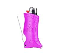 Toker Poker - Bic Lighter Case Multi Tool 2.0 - Magenta, All Inclusive Tool for Camping and Other