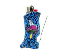 Toker Poker - Bic Lighter Case Multi Tool, Rip N Dip Lord Savior Collection - All Inclusive Tool for Camping and Other (Psychedelic)