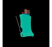 Toker Poker - Mini Bic Lighter Sleeve Glow in The Dark - All Inclusive Tool for Camping and Other (Glow Green)