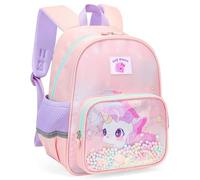 Tokeya Toddler Backpack Kids School Bag for Girls, Cute Animal Kindergarten Bookbag with Chest Strap Small Children's Backpacks Waterproof Lightweight Nursery Rucksack for Preschool 2-6 Years, Pink
