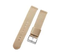 Tokicoo 20mm/22mm Nylon Canvas Woven Watch Band with Stainless Steel Pin Buckle and Quick Release Spring Bars for Replacement Strap,Style 3,20mm