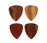 TOKIDNY 1 Box Compact Wooden Guitar Picks Boxed Lightweight Multipurpose Plectrums for Electric Acoustic Guitars Stringed Instrument Accessories Easy to Carry for Guitarists and Music