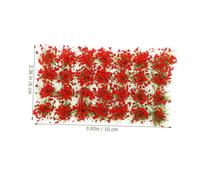 TOKIDNY 1 Box Miniature Grass Flower Tuft Model Cluster Sand Table Decor for Micro Landscape Realistic Artificial Plant for DIY Architecture and Train Scenery Easy-clean Smooth Surface