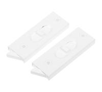 TOKIDNY 1 Pair Window Tilt Latch Locks Plastic Spring-Loaded Window Latch Replacements Prevents Swinging Enhanced Security for Homeowners and Contractors