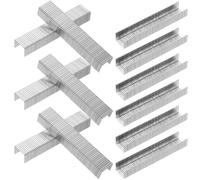 TOKIDNY 1000pcs Pneumatic Staples for Woodwork Heavy Duty Flat Type Carbon Steel Staples Practical and Reducing Clogging for Upholstery and Personal Use