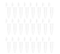 TOKIDNY 100pcs 1.5ml Plastic Centrifuge Test Tubes for Plasma Determinations and Collecting Samples, Pp Material Analysis Tubes Suitable for Laboratory and Cell Analysis