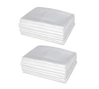 TOKIDNY 100Pcs Disposable Bunny Cage Liners PE Plastic Film for Rabbit Hutch Insulation Guinea Pig Pet Supplies