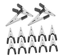 TOKIDNY 100pcs Metal Cage Door Safety Locks Nonslip Anti-escape Clips for Parakeet Parrot Lovebird Small Animal Cage Holders Clamps