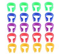 TOKIDNY 100pcs Poultry Leg Bands Lightweight Foot Rings for Pigeons Ducks Chickens Birds Identification Rings for Small Poultry Breeds