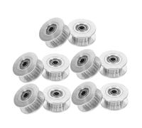 TOKIDNY 10pcs Aluminum Timing Pulley Teeth Bore Synchronous Gear Wheel for Printers Cnc Machines Robotics with Precision Teeth for Strong Grip and Slippage Prevention
