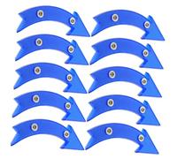 TOKIDNY 10pcs Bike Wheel Reflectors Arrow Shaped for Road Mountain Bikes High Visibility Cycling Accessories for Night Riding Safety and DIY Bicycle Decorations