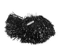 TOKIDNY 10pcs Black Cheer Pom Poms with Handles Cheering Squad Props for Sports Events Dance Performances and Party Celebrations