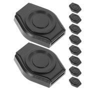 TOKIDNY 10pcs Black Webcam Privacy Covers with Dust-Proof Lens Caps, Universal USB Camera Lens Protectors for Desktop Computers and Laptops, Privacy Shutters for Home and Office Use