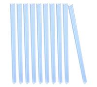 TOKIDNY 10pcs Blue Sliding Bar Pull Rod Clips Plastic Binding Bars 310mm Length 15mm Width Paper Binder Clips for A4 Document Filing Office and School Use