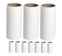 TOKIDNY 10pcs Convenient Sticky Lint Roller Set for Pet Hair and Lint Removal Safe for Clothes Upholstery Travel Sticky for Cleaning Dog Cat Hair Remover