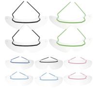 TOKIDNY 10pcs Disposable Windproof Safety Goggles Protective Eye Glasses Anti-spittle Proof Glasses for Men and Women Industrial Use Random Color