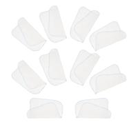 TOKIDNY 10pcs Face Towels Cotton Double Layer Absorbent Chemical-Free Does Not Shrink After Washing Soft Washcloths for Feeding and Bathing Newborn Infants