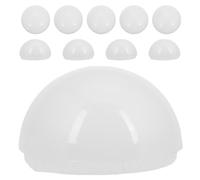 TOKIDNY 10pcs LED Vanity Light Globes LED Bulb Cover 3.5inch Hemispherical PC Soft Lighting Modern Sleek Versatile Application for Living Room and Bathroom
