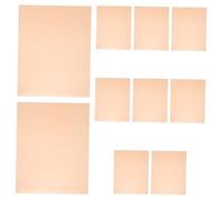 TOKIDNY 10pcs Light Filter Film Sheets Orange Pvc Correction Plates Film for Teaching Aids Craft Supplies School Tools