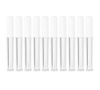 TOKIDNY 10pcs Lip Gloss Tube Lip Gloss Container 2.5ml Round Abs for Travel and Trip