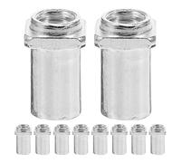 TOKIDNY 10Pcs M6 Silver Drum Swivel Nuts Set 6Mm Inner Diameter Tom Lug Replacement Floor Drum Spare Parts for Kit Hardware Accessories
