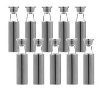 TOKIDNY 10pcs Metal Shoelace Tips Zinc Alloy Material and Exceptional Strength, Secure Drawstring Fasteners for Sports Pants and Hats, Elegant Finish for Stylish Look and Modernity
