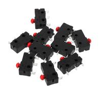 TOKIDNY 10pcs Micro Switch Pin Plunger Limit Switch for Appliances Ppa Material Sensitive Trigger Response Easy DIY Installation for Home Electronics
