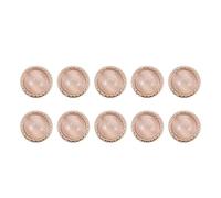 TOKIDNY 10pcs Pearl Alloy Replacement Buttons for Clothes with Sturdy and Practical Design, for Sweaters and DIY Craft Knitting Decoration