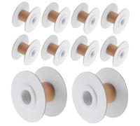 TOKIDNY 10Pcs Portable Paper Thread Bobbins for Sewing Machine Weaving Spools for Home DIY Embroidery Crafts Knitting Winding Yarn Storage Organizer
