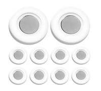 TOKIDNY 10pcs Remote Holder for Bedroom Universal Remote Control White