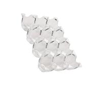 TOKIDNY 12-grid Acrylic Egg Storage Container for Kitchen Cabinets and Freezer Anti-collision Egg Box to Protect from Getting Crushed Sturdy Tray for Safe Refrigerator Storage