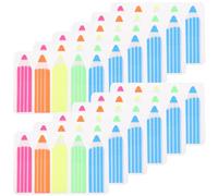 TOKIDNY 1200pcs Sticky Sentence Markers Practical Colored Strips Pet Material Assorted Color Handwritten Remarks Material Safety Reading Strips for Beginners and Household Use