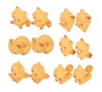TOKIDNY 12pcs Miniature Realistic Fox Figurines Fade Resistant Animal Decorations for Fairy Gardens Wedding Table Centerpieces Shower Favors and Home Display