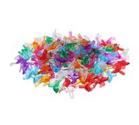 TOKIDNY 140pcs Replacement Christmas Tree Light Bulbs for Ceramic Christmas Trees, Bird Shaped Plastic Bulbs with Soft Glow, Vintage Style for Holiday Season Decor and Festive Atmosphere