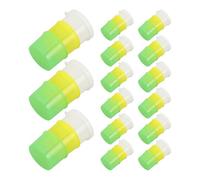 TOKIDNY 15 Sets Medicine Organizer Cups with Secure Lids Stackable Plastic Pill Dispensers for Liquid and Tablet Dosage Portable Medication Dosing Cups for Daily Oral Medicine Tracking