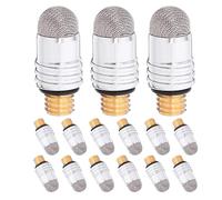 TOKIDNY 15Pcs M5 Threaded Capacitive Stylus Pen Tips 6Mm Conductive Silver Fiber Mesh Replacement Nibs for Tablet and Phone Touchscreens