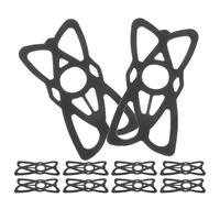 TOKIDNY 15pcs Motorcycle Phone Mount Tether Bands for Bike Handlebar Plastic Mesh Grid Security Straps with Silicone Phone Holder Compatible with Cameras and Action Cameras Anti-fall