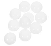 TOKIDNY 15pcs Plastic LED Vanity Light Globes Replacement for Bathroom Makeup Mirror Lighting Fixtures Heat-Resistant Spherical Lamp Shades for Ceiling Fans Pendant Lights Covers for LED