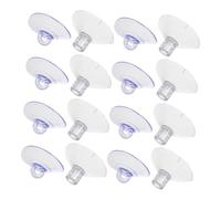 TOKIDNY 16PCS Heavy Duty Cat Window Perch Replacement Suction Cups Strong Transparent PVC Suction Cups with Crosshole Round Design Easy Install for Cat Hammock Glass Mount and Bed Repairs