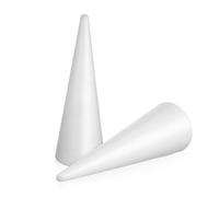 TOKIDNY 2 Pcs Foam Cone Shapes for Crafts DIY Art Projects Versatile Cone Shaped Foam for Flower Arrangements Holiday Decorations Wedding Centerpieces School Crafts