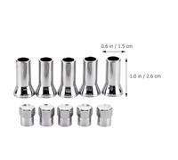 TOKIDNY 2 Sets Truck and Car Tire Valve Stem Caps with Plastic Sleeve Covers, Silver Lightweight Valves Stem Sleeves for Stylish Wheel Dust Caps, Suitable for Cars and Suvs